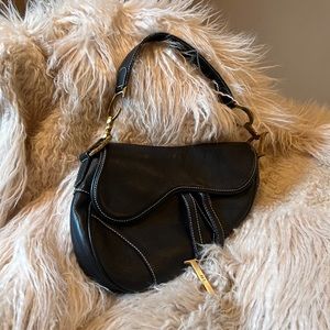 Vintage Dior Saddle Bag